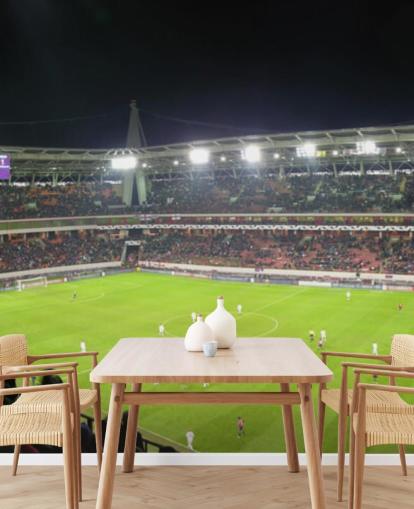 Panorama del estadio de fútbol Papel pintado de fútbol
