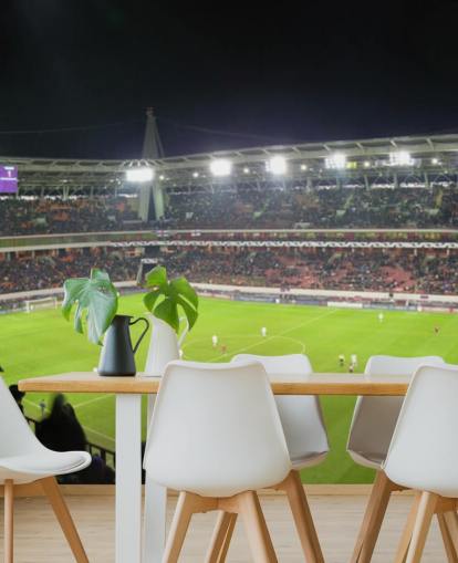 Panorama of Football Stadium Football Wallpaper