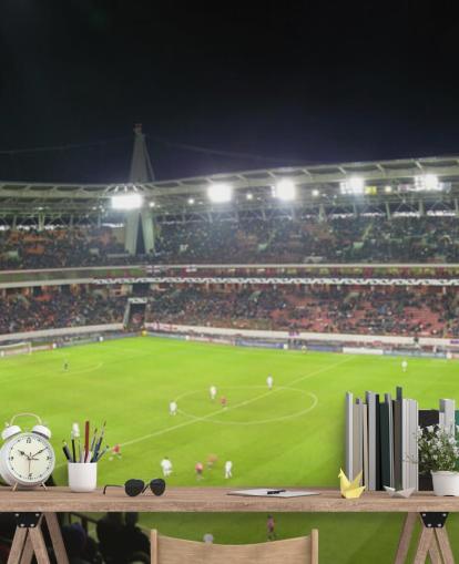 Panorama of Football Stadium Football Wallpaper