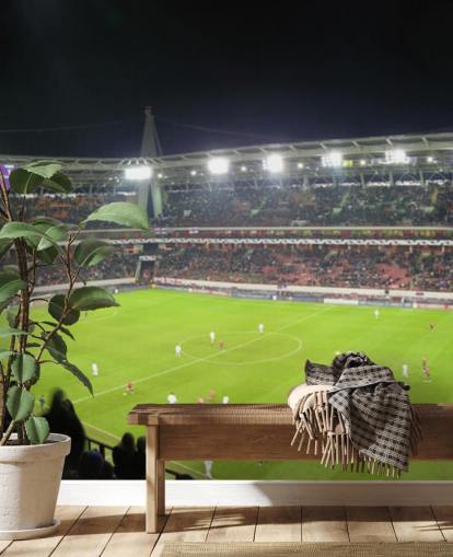 Panorama of Football Stadium Football Wallpaper