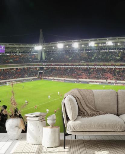 Panorama of Football Stadium Football Wallpaper