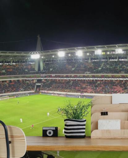 Panorama do estádio de futebol Papel de parede futebol Panorama do estádio de futebol Papel de parede futebol