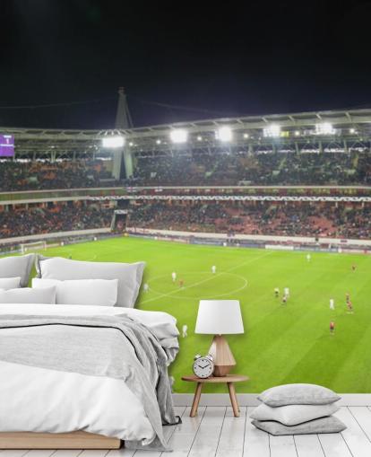 Panorama of Football Stadium Football Wallpaper