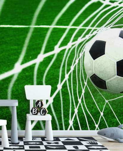 Papier Peint Fresque Football dans le Net