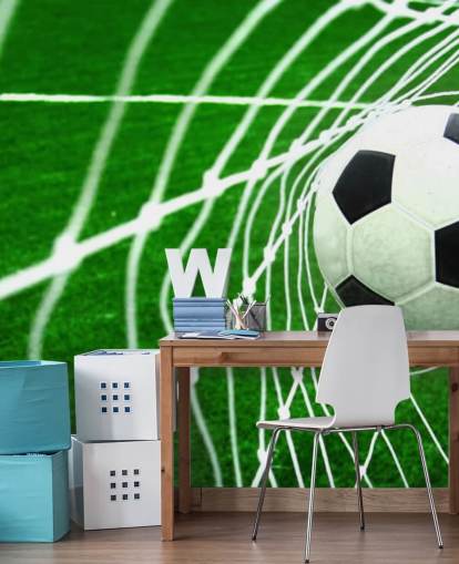 Fotball i Net Bakgrunn Mural