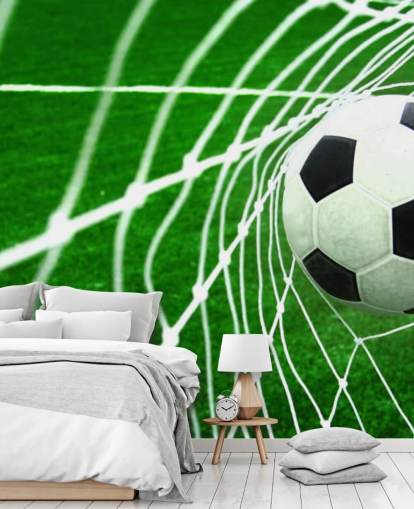 Fotball i Net Bakgrunn Mural Fotball i Net Bakgrunn Mural