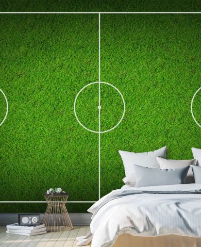 Papel pintado texturizado de Sky View Soccer Pitch