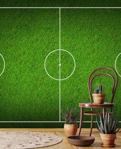 Papel pintado texturizado de Sky View Soccer Pitch
