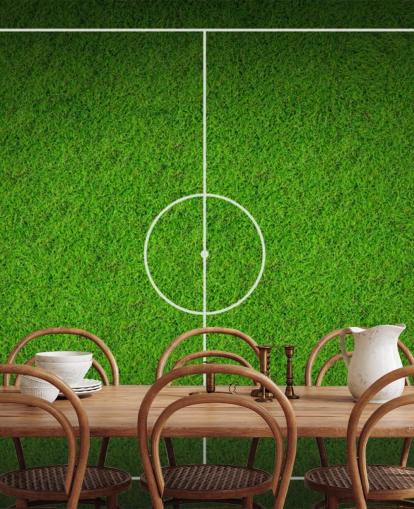 Texturerad Sky View fotbollsplan tapet