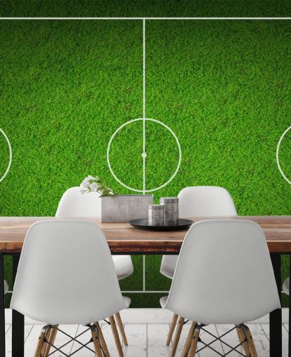 Papel pintado texturizado de Sky View Soccer Pitch