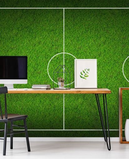 Papel pintado texturizado de Sky View Soccer Pitch