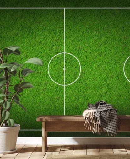 Papel pintado texturizado de Sky View Soccer Pitch
