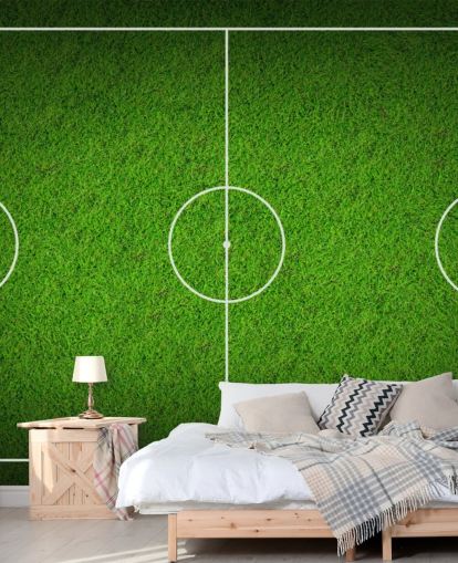 Papel pintado texturizado de Sky View Soccer Pitch