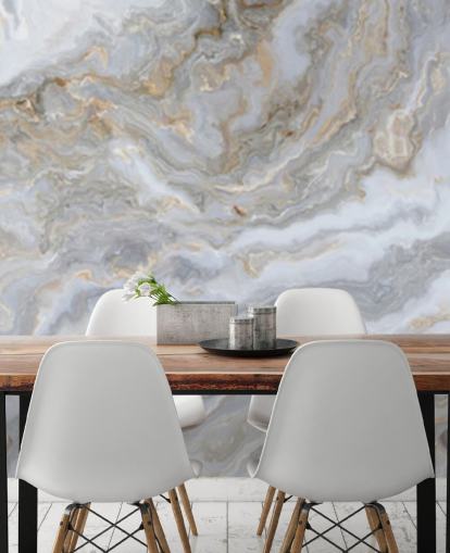 grå og hvit marmor tapet veggmaleri kalt Grey and White Swirl Marble for bad, ganger og kjøkken grå og hvit marmor tapet veggmaleri kalt Grey and White Swirl Marble for bad, ganger og kjøkken