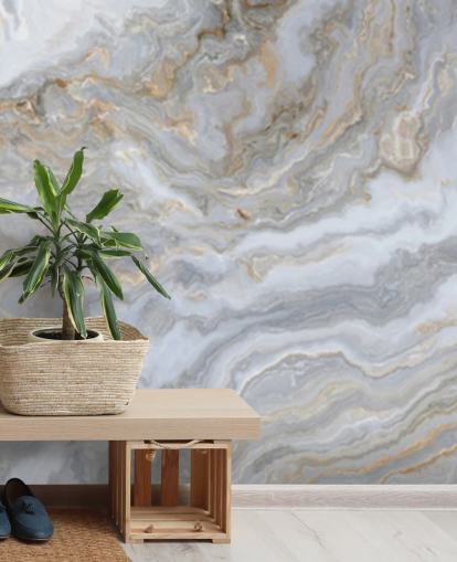 papier peint mural en marbre gris et blanc appelé Grey and White Swirl Marble pour les salles de bain, les couloirs et les cuisines papier peint mural en marbre gris et blanc appelé Grey and White Swirl Marble pour les salles de bain, les couloirs et les cuisines