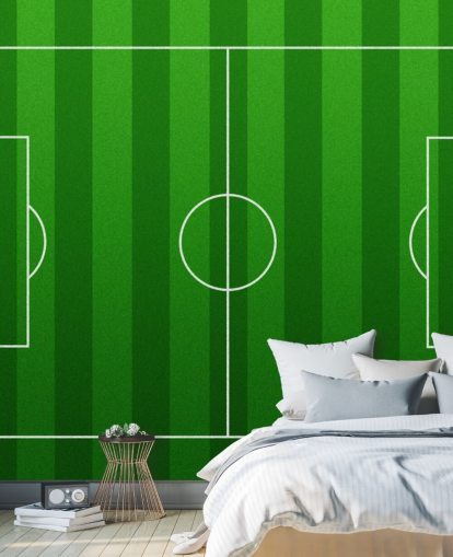 Animated Football Pitch Wallpaper