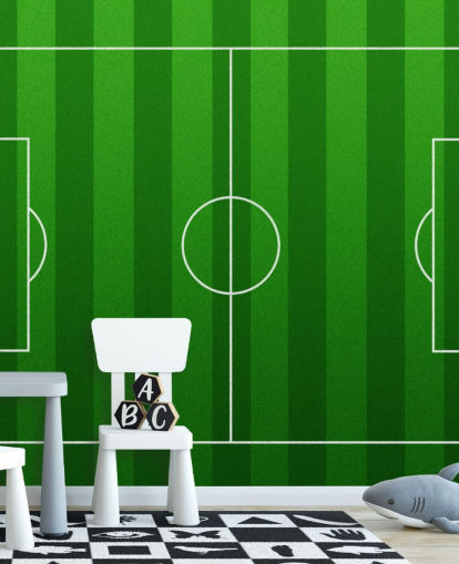 Animert Fotball Pitch Bakgrunn