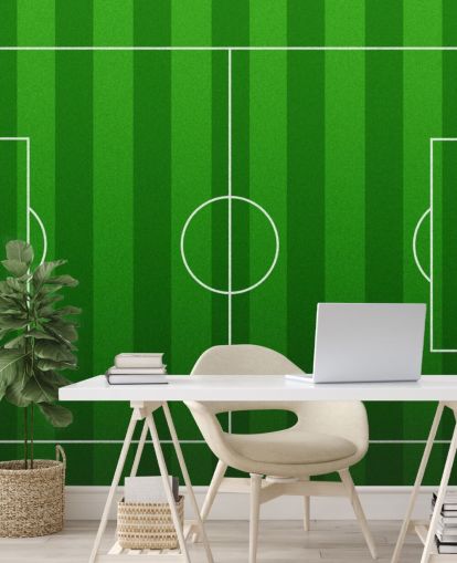 Animated Football Pitch Wallpaper