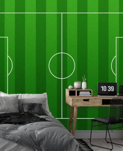 Animert Fotball Pitch Bakgrunn