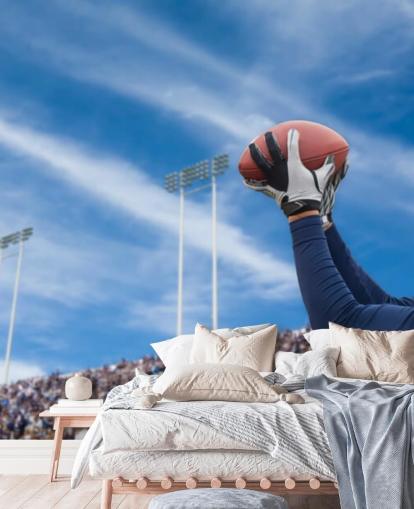 Fondo de pantalla de jugador de la NFL atrapando pelota