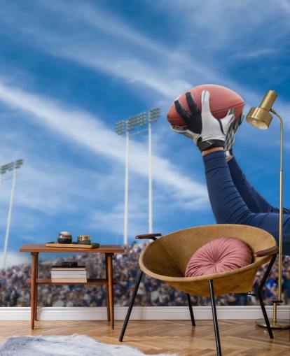 NFL Spieler fangen Ball mit Crowd Hintergrund-Tapete NFL Spieler fangen Ball mit Crowd Hintergrund-Tapete