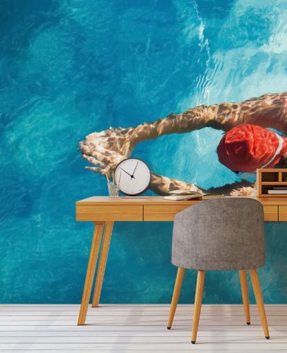 Ilmakuva uimari Taustakuva Ilmakuva uimari Taustakuva