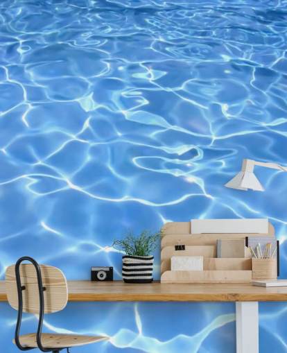 Sunny Swimming Pool Wallpaper