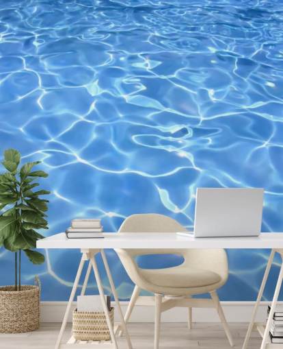 Sunny Swimming Pool Wallpaper