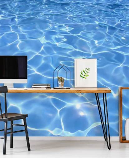 Sunny Swimming Pool Wallpaper