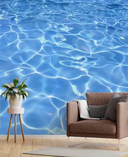 Sunny Swimming Pool Wallpaper