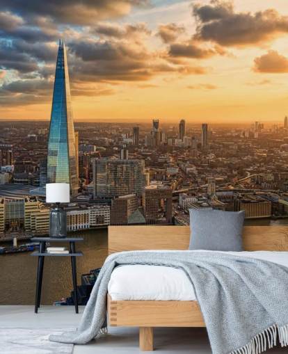 Carta da parati Shard Cityscape al tramonto