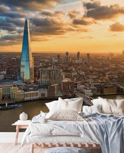 Carta da parati Shard Cityscape al tramonto