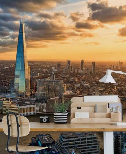 Shard Cityscape at Sunset Wallpaper
