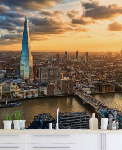 Shard Cityscape at Sunset Wallpaper
