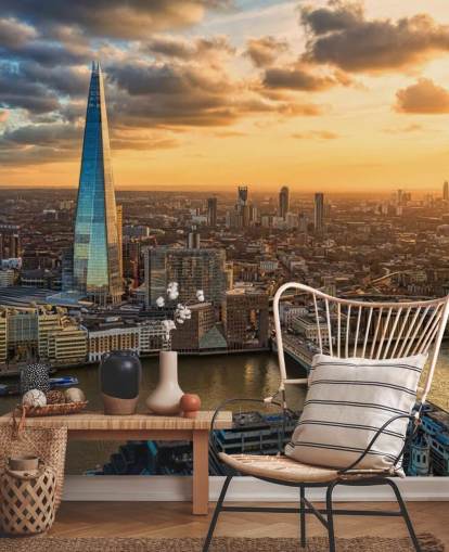 Shard Stadtbild bei Sonnenuntergang Wallpaper Shard Stadtbild bei Sonnenuntergang Wallpaper