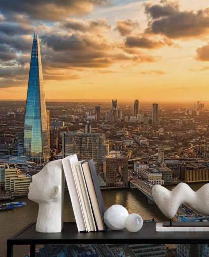 Carta da parati Shard Cityscape al tramonto