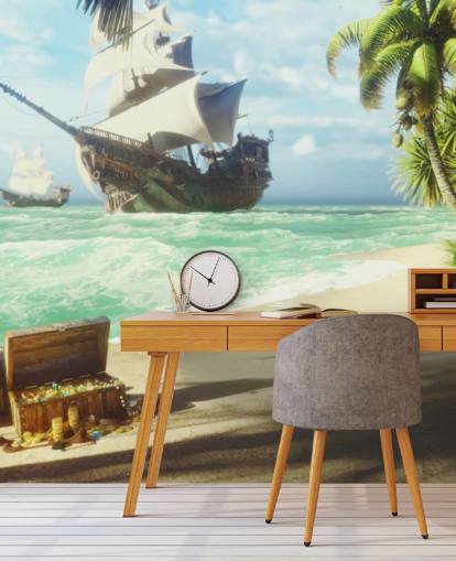 Fondo de pantalla de cofre del tesoro