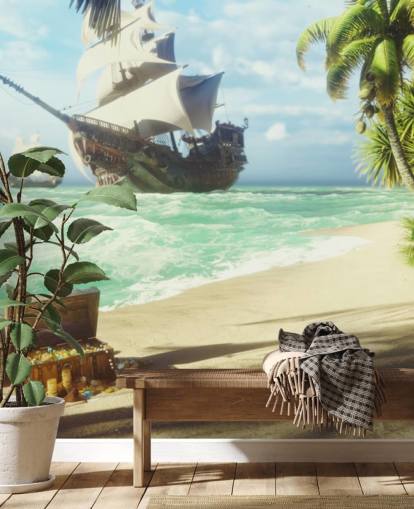 Fondo de pantalla de cofre del tesoro Fondo de pantalla de cofre del tesoro