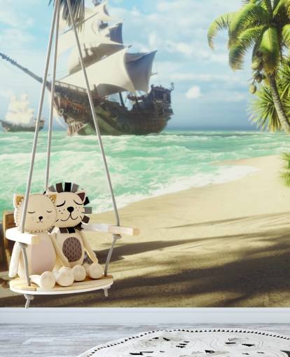 schatkist op strandbehang