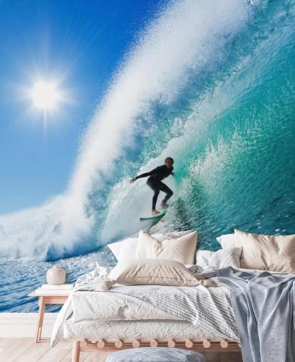 Papel de Parede Blue Waves Surf