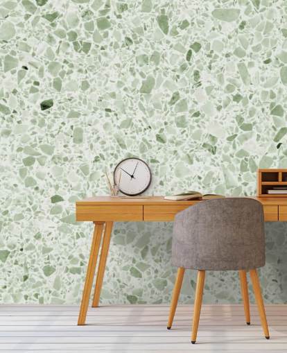 Lys grønn Terrazzo Bakgrunn