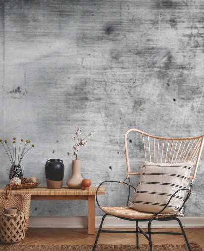 papier peint en acier gris