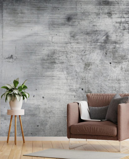 papel pintado de acero gris