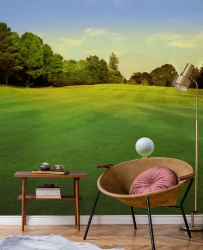 Golf Tee on Sunny Course Wallpaper Golf Tee on Sunny Course Wallpaper