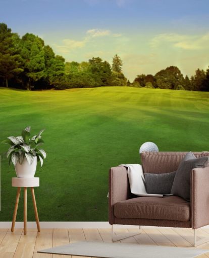 Tee da golf su Sunny Course Wallpaper