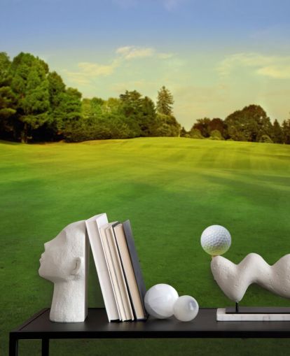 Golf Tee op Sunny Course Wallpaper
