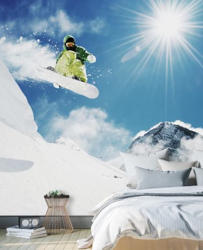 Snowboarder doing Tricks Wallpaper Snowboarder doing Tricks Wallpaper