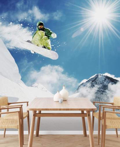 Snowboarder doing Tricks Wallpaper Snowboarder doing Tricks Wallpaper