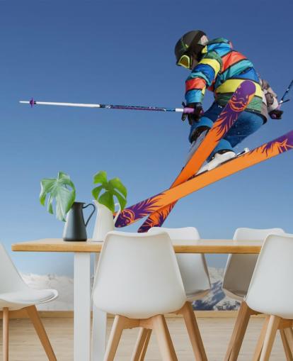 Carta da parati Skier in Air