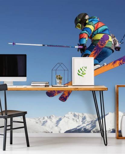 Descargar el fondo de pantalla Esquiador